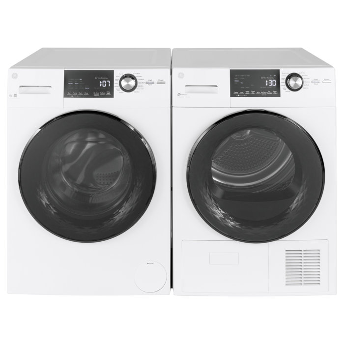 GE Appliances Washer & Dryer Set with Stackable 2.4 Cubic Feet Front